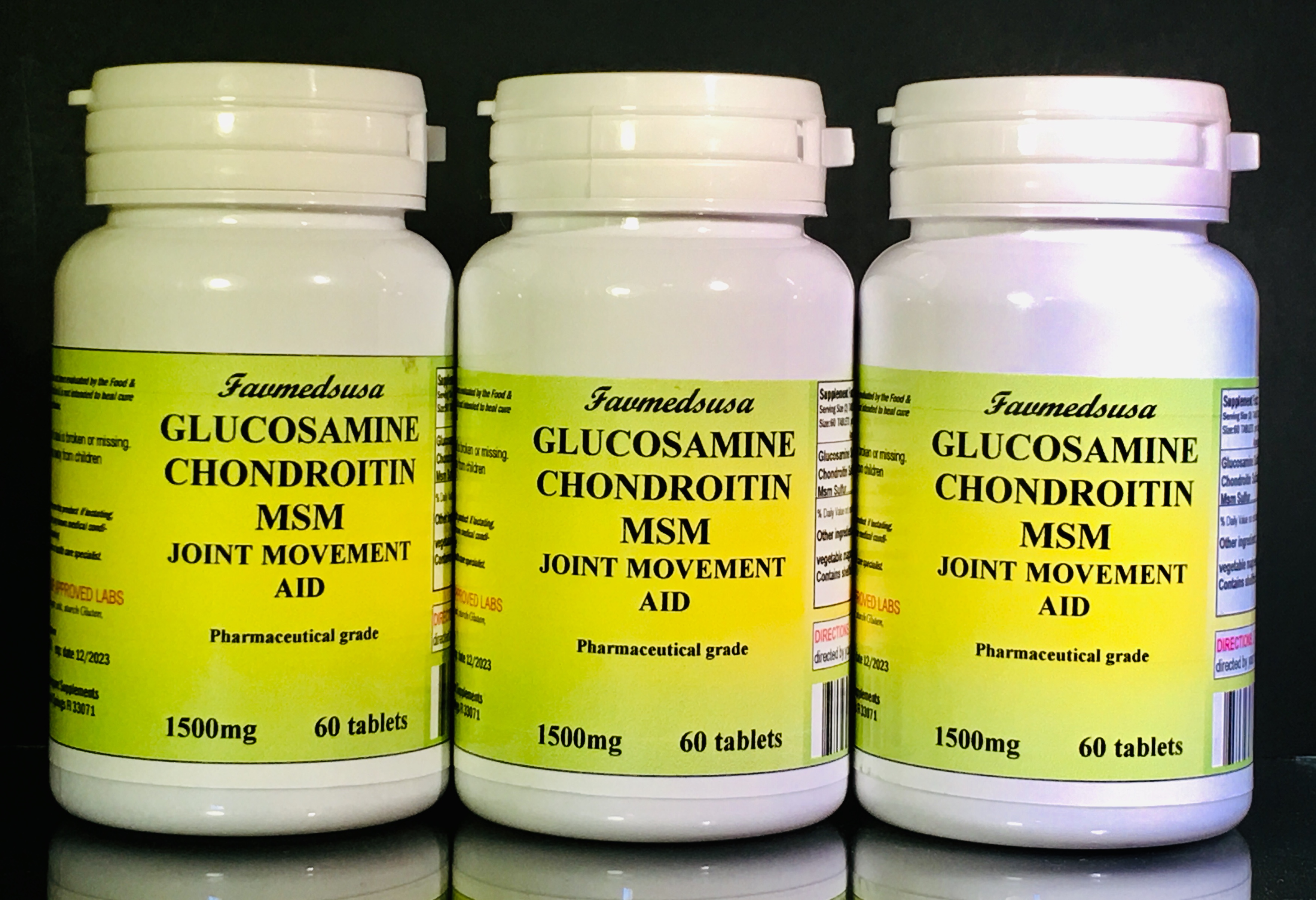 Glucosamine Chondroitin +MSM - 180 (3x60) tablets